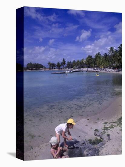 Children Playing in Sand at Grand Bay Beach-Bill Bachmann-Premier Image Canvas