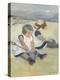 Children Playing on the Beach, 1884-Mary Cassatt-Premier Image Canvas