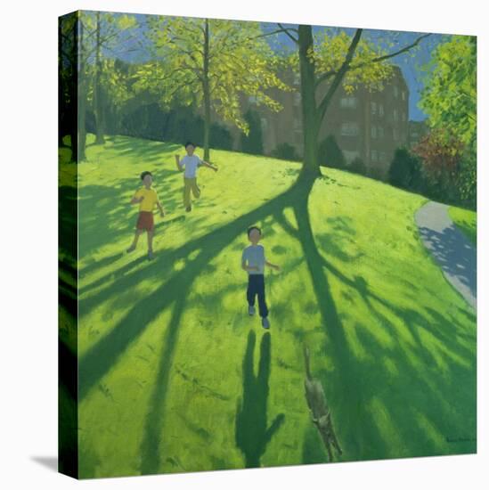 Children Running in the Park, Derby, 2002-Andrew Macara-Premier Image Canvas