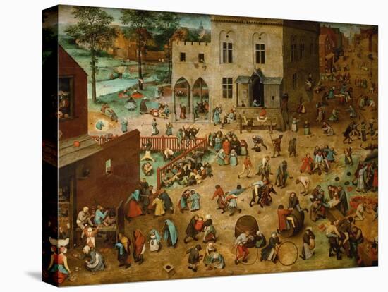 Children?S Games, 1560-Pieter Bruegel the Elder-Premier Image Canvas