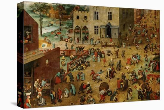 Children's Games, 1560-Pieter Bruegel the Elder-Premier Image Canvas