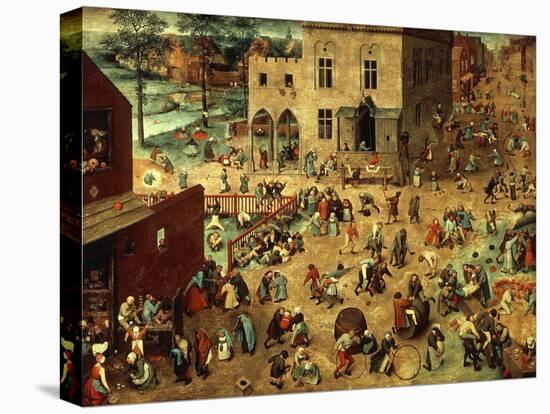 Children's Games, 1560-Pieter Bruegel the Elder-Premier Image Canvas