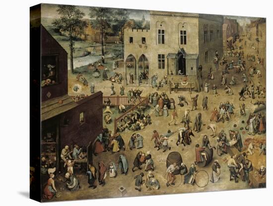 Children's Games, c.1560-Pieter Bruegel the Elder-Premier Image Canvas