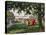 Children's Games in Stadtpark in Vienna, Watercolor, Austria, 19th Century-null-Premier Image Canvas