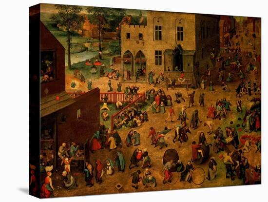 Children's Games (Kinderspiele), 1560-Pieter Bruegel the Elder-Premier Image Canvas