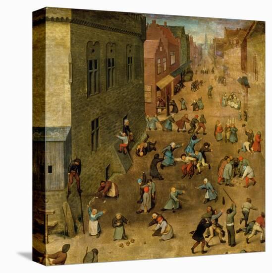 Children's Games-Pieter Bruegel the Elder-Premier Image Canvas