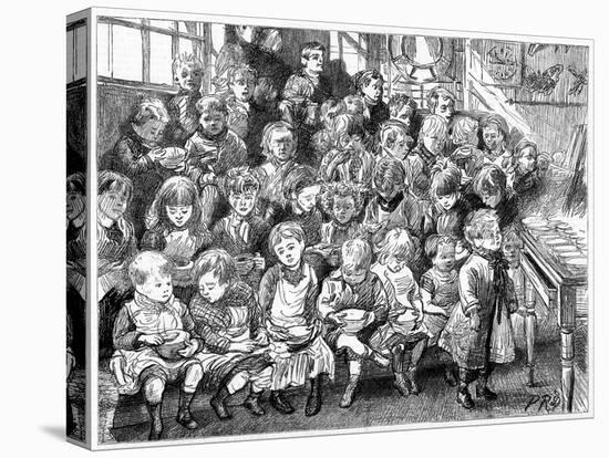Children Waiting for Soup at Dinner Time, London Board School, Denmark Terrace, Islington, 1889-null-Premier Image Canvas