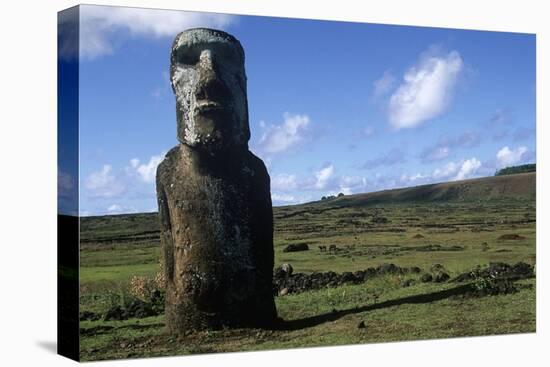 Chile, Easter Island, Rapa-Nui National Park, Ahu Tongariki, Moai Statues-null-Premier Image Canvas