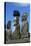 Chile, Easter Island, Rapa-Nui National Park, Ahu Tongariki, Moai Statues-null-Premier Image Canvas