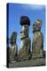 Chile, Easter Island, Rapa-Nui National Park, Ahu Tongariki, Moai Statues-null-Premier Image Canvas