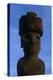 Chile, Easter Island, Rapa-Nui National Park, Anakena Bay, Ahu Nau Nau, Moai Statue-null-Premier Image Canvas