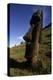 Chile, Easter Island, Rapa-Nui National Park, Rano Raraku, Anthropomorphic 'Moai' Monoliths-null-Premier Image Canvas