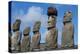 Chile, Easter Island, Rapa Nui NP, Ahu Tongariki. Moi Statues-Cindy Miller Hopkins-Premier Image Canvas