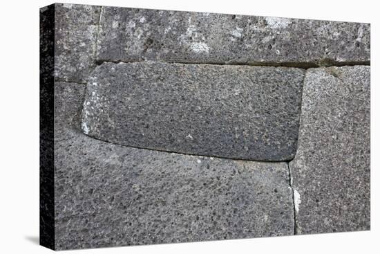 Chile, Easter Island, Vinapu. Ceremonial Platform with Slabs of Basalt-Cindy Miller Hopkins-Premier Image Canvas