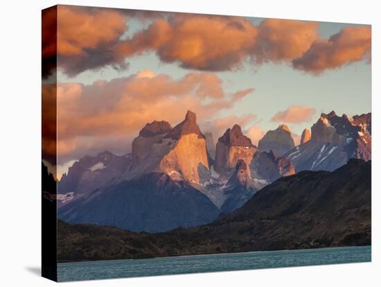 Chile, Magallanes Region, Torres Del Paine National Park, Lago Pehoe, Dawn Landscape-Walter Bibikow-Premier Image Canvas