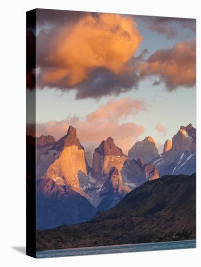 Chile, Magallanes Region, Torres Del Paine National Park, Lago Pehoe, Dawn Landscape-Walter Bibikow-Premier Image Canvas