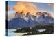 Chile, Patagonia, Torres Del Paine National Park (Unesco Site), Lake Peohe-Michele Falzone-Premier Image Canvas