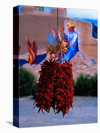 Chile Ristras of Taos, New Mexico-George Oze-Premier Image Canvas