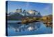 Chile, Torres Del Paine, Magallanes Province, Torres Del Paine National Park and Paine Massif-Nigel Pavitt-Premier Image Canvas