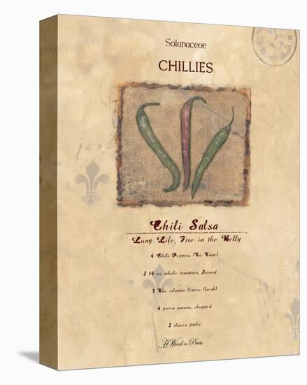 Chili Salsa-Wood-Stretched Canvas