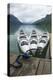 Chilkoot Lake, Kayaks at the Dock Haines, Alaska-Michael Qualls-Premier Image Canvas