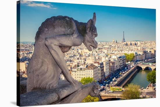 Chimera Notre Dame-Paris-null-Stretched Canvas