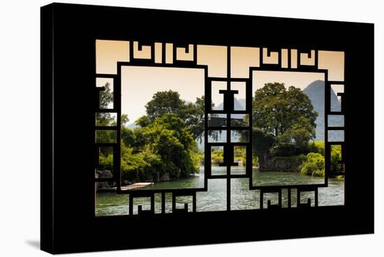 China 10MKm2 Collection - Asian Window - Guilin Yangshuo Bridge-Philippe Hugonnard-Premier Image Canvas