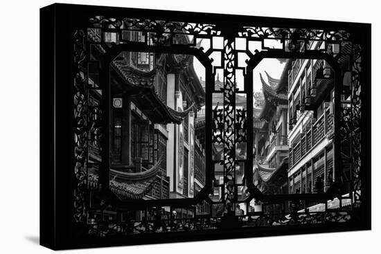 China 10MKm2 Collection - Asian Window - Traditional Architecture in Yuyuan Garden - Shanghai-Philippe Hugonnard-Premier Image Canvas