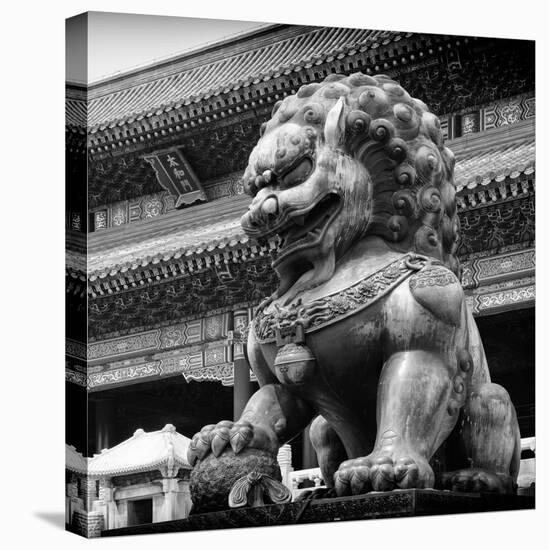 China 10MKm2 Collection - Bronze Chinese Lion in Forbidden City-Philippe Hugonnard-Premier Image Canvas
