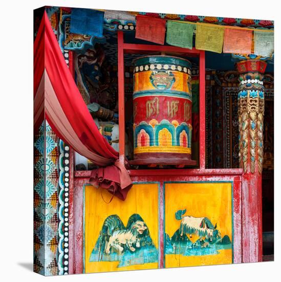 China 10MKm2 Collection - Buddhist Prayer Wheel-Philippe Hugonnard-Premier Image Canvas