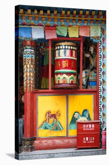 China 10MKm2 Collection - Buddhist Prayer Wheel-Philippe Hugonnard-Premier Image Canvas