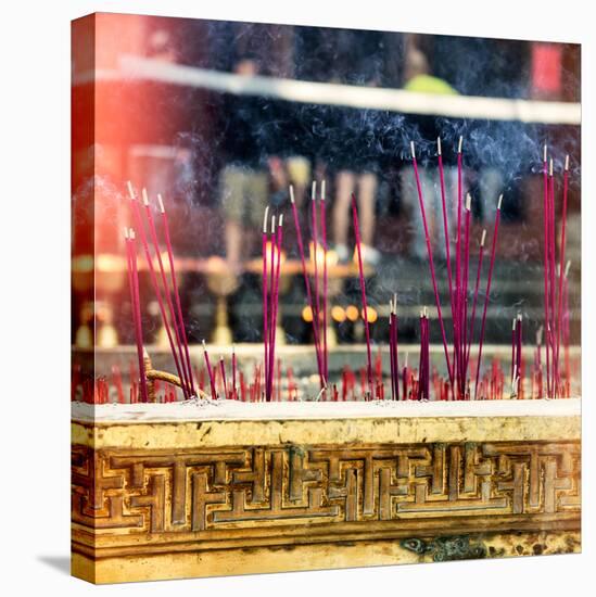 China 10MKm2 Collection - Buddhist Temple with Incense Burning-Philippe Hugonnard-Premier Image Canvas