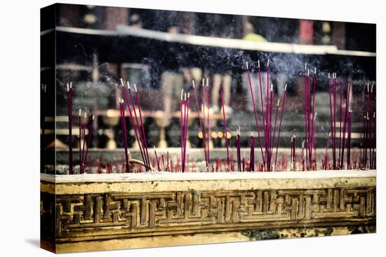China 10MKm2 Collection - Buddhist Temple with Incense Burning-Philippe Hugonnard-Premier Image Canvas