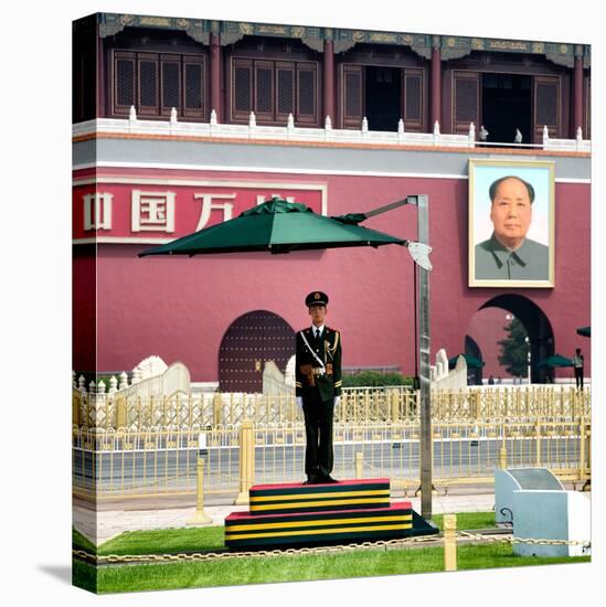 China 10MKm2 Collection - Guard in the Tiananmen Square - Beijing-Philippe Hugonnard-Premier Image Canvas