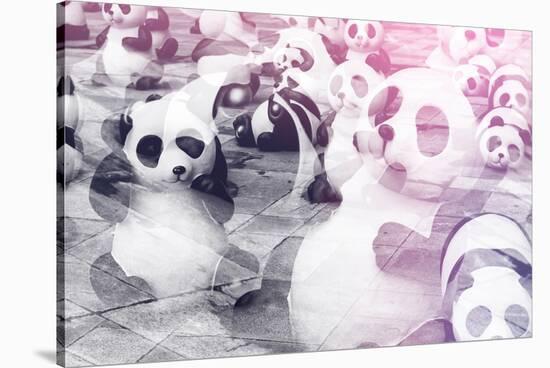 China 10MKm2 Collection - Instants Of Series - Psychedelic Pandas-Philippe Hugonnard-Premier Image Canvas
