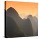 China 10MKm2 Collection - Karst Mountains at Sunset - Yangshuo-Philippe Hugonnard-Premier Image Canvas