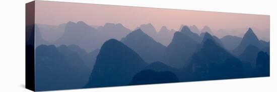 China 10MKm2 Collection - Karst Mountains at sunset - Yangshuo-Philippe Hugonnard-Premier Image Canvas