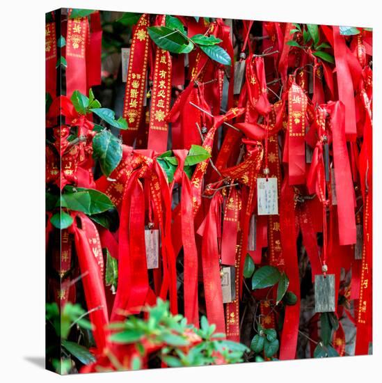 China 10MKm2 Collection - Prayer Ribbons - Buddha Temple-Philippe Hugonnard-Premier Image Canvas