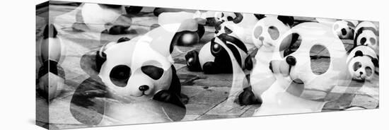 China 10MKm2 Collection - Psychedelic Pandas-Philippe Hugonnard-Premier Image Canvas