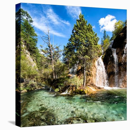 China 10MKm2 Collection - Waterfalls in the Jiuzhaigou National Park-Philippe Hugonnard-Premier Image Canvas