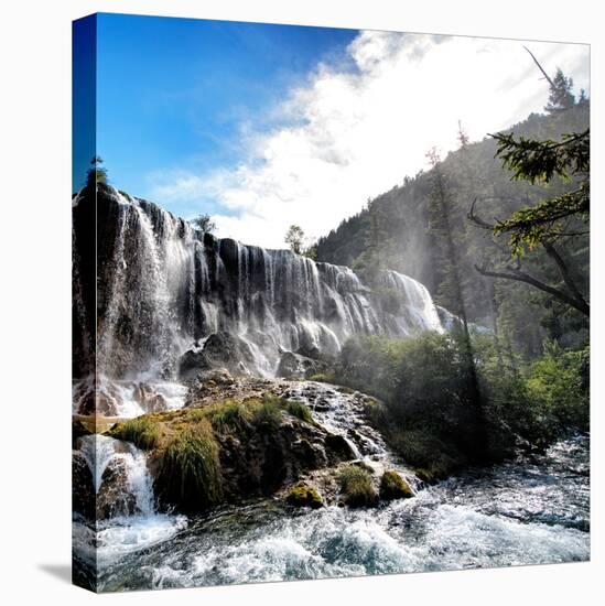 China 10MKm2 Collection - Waterfalls in the Jiuzhaigou National Park-Philippe Hugonnard-Premier Image Canvas