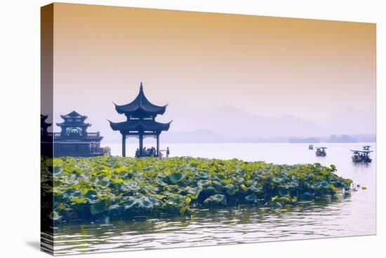 China 10MKm2 Collection - West Lake at sunset-Philippe Hugonnard-Premier Image Canvas