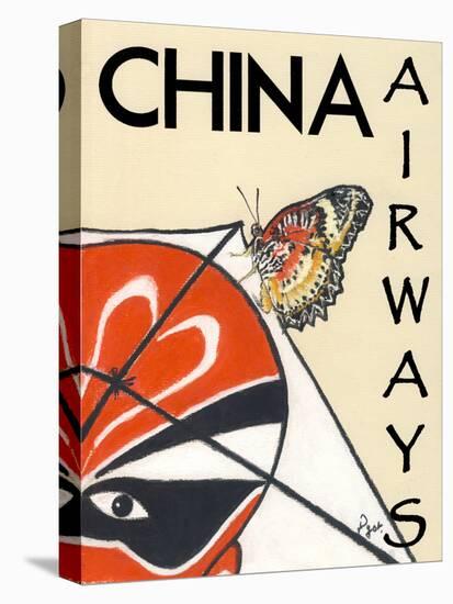 China Airways-Jean Pierre Got-Stretched Canvas