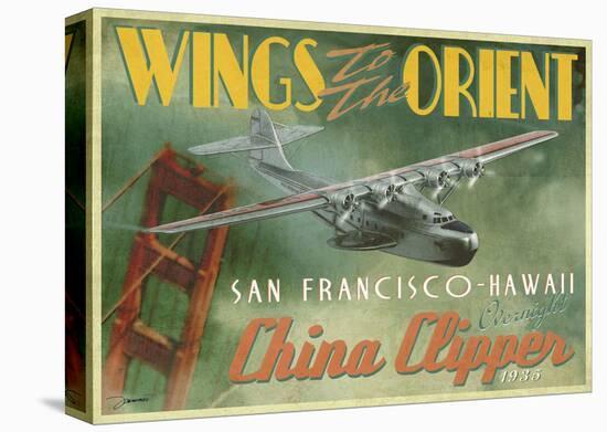 China Clipper-Carlos Casamayor-Stretched Canvas