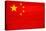 China Flag Design with Wood Patterning - Flags of the World Series-Philippe Hugonnard-Stretched Canvas