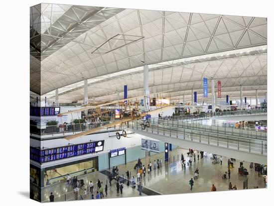 China, Hong Kong, Interior of Hong Kong International Airport-Steve Vidler-Premier Image Canvas