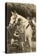 China Poblana in Native Garb with Horse, Mexico-null-Stretched Canvas