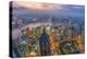 China, Shanghai, View over Pudong Financial District, Huangpu River Beyond-Alan Copson-Premier Image Canvas