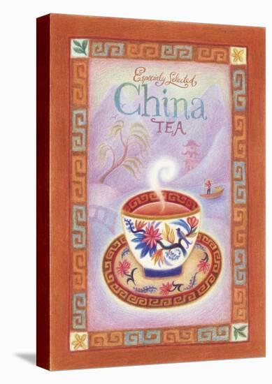 China Tea-Sue Williams-Stretched Canvas