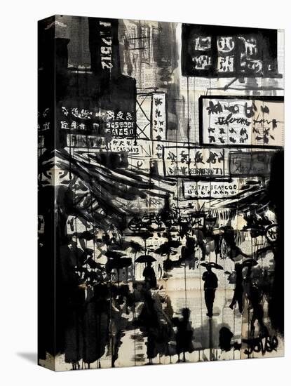 China Town-Loui Jover-Stretched Canvas